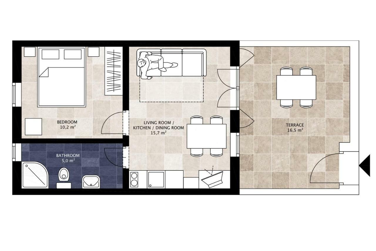 Apartments Kala Mendula Sutivan ภายนอก รูปภาพ